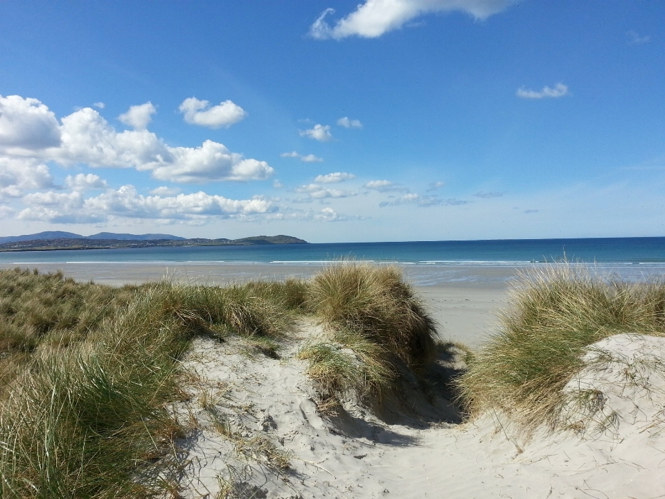 Beach landscape sea coast