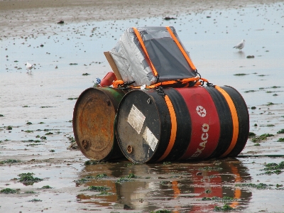 Water sand wood vehicle Photo