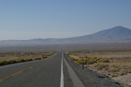 Landscape horizon mountain road Photo