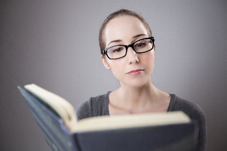 Book read girl woman Photo