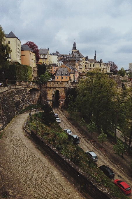 Rue colline ville voir