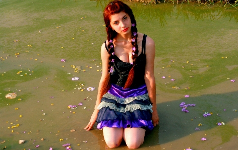 Water person girl photography Photo