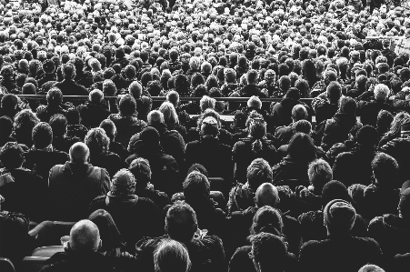 Music black and white people crowd Photo