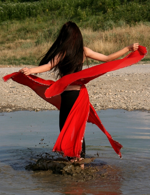 Orang gadis danau gerakan