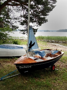 Water boat summer vehicle Photo