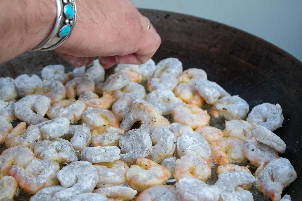 Gericht essen produzieren meeresfrüchte