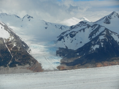 Mountain snow winter lake Photo