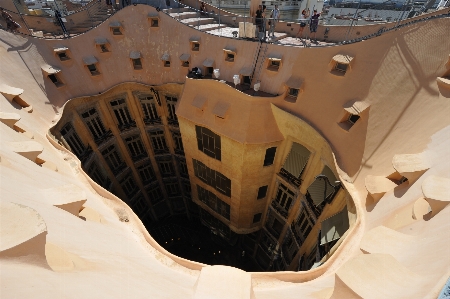 建築 建物 バルセロナ 彫刻 写真