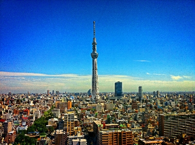 Horizon sky skyline city Photo