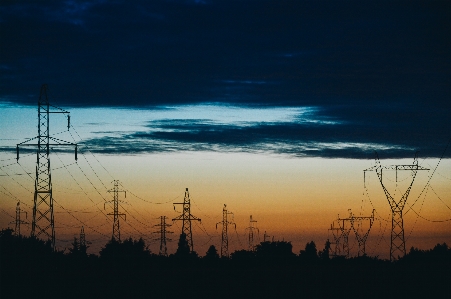 Horizon silhouette cloud structure Photo