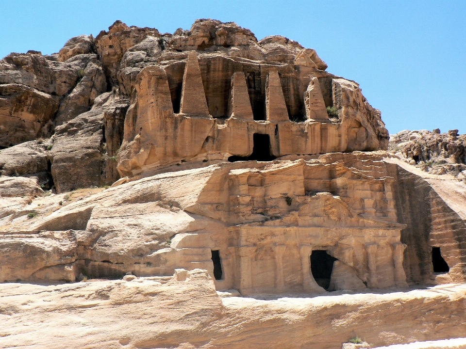 Rock architecture building formation