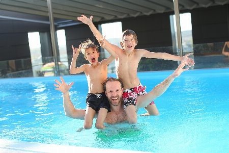 Vacation swimming pool father leisure Photo