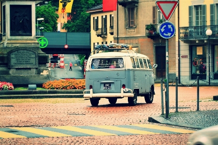 Traffic car retro volkswagen Photo