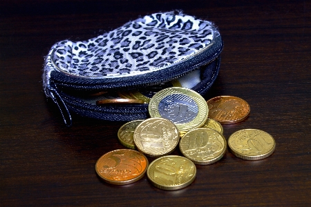 Female money handbag cash Photo