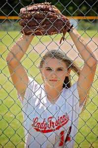 Fence girl glove female Photo