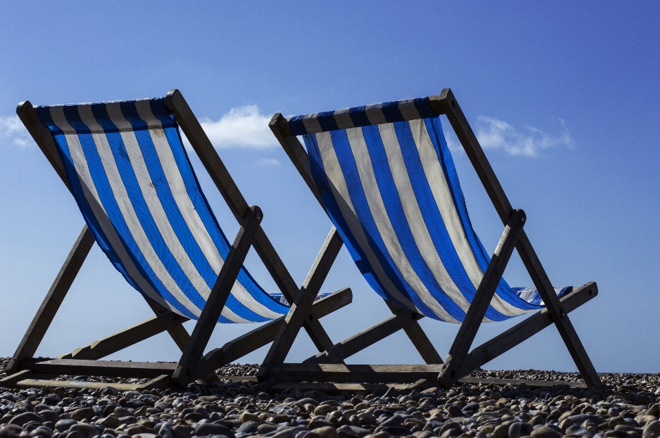 Plage bois chaise été