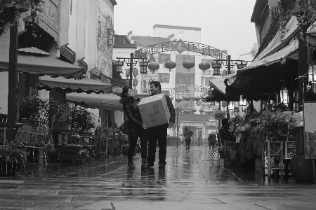 Foto Bianco e nero
 strada fotografia città