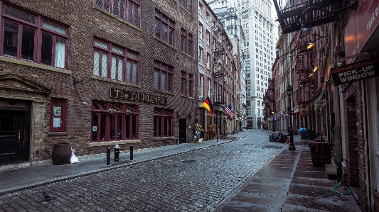 Fußgänger die architektur straße stadt Foto