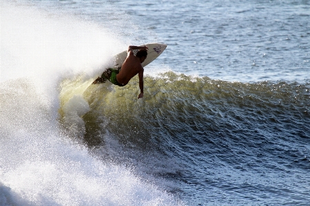 Man beach sea coast Photo