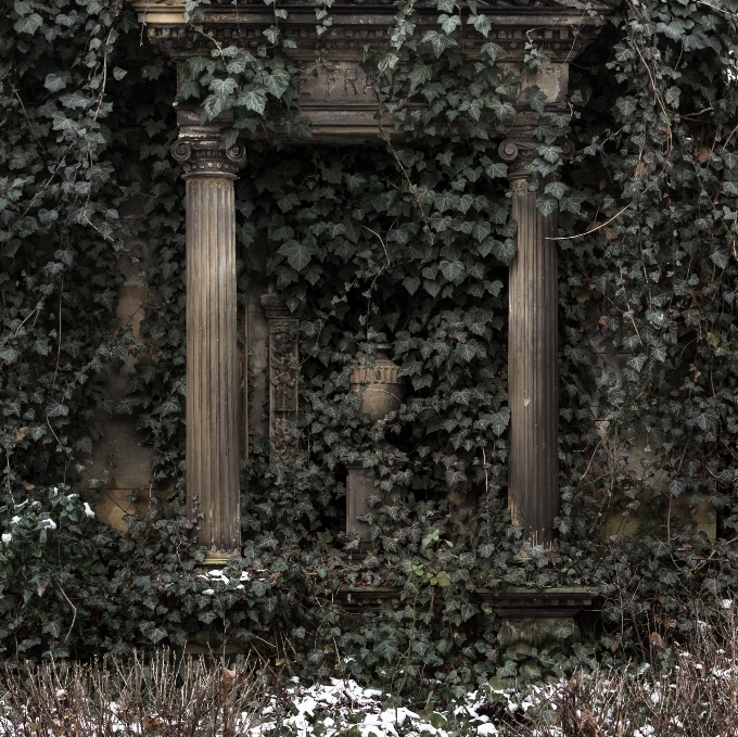 Nature structure arch column