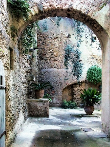 Architecture window wall stone Photo