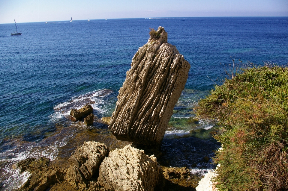 Beach landscape sea coast