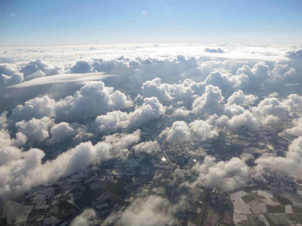 Orizzonte montagna nube cielo