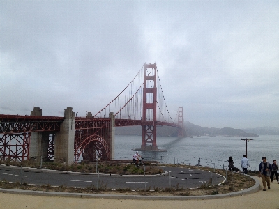 Bridge walkway golden gate san francisco Photo