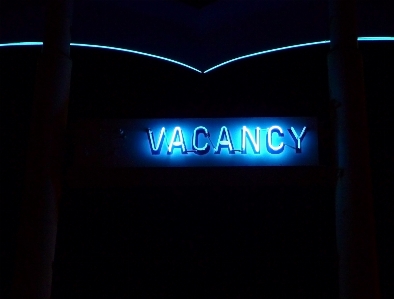 Night vacation travel sign Photo