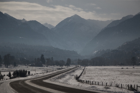 Landscape mountain snow cold Photo