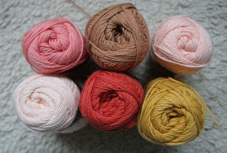 Petal yarn wool material Photo