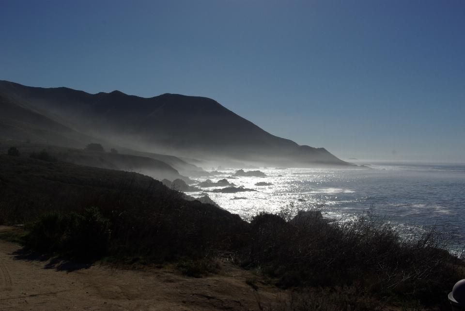 Beach landscape sea coast