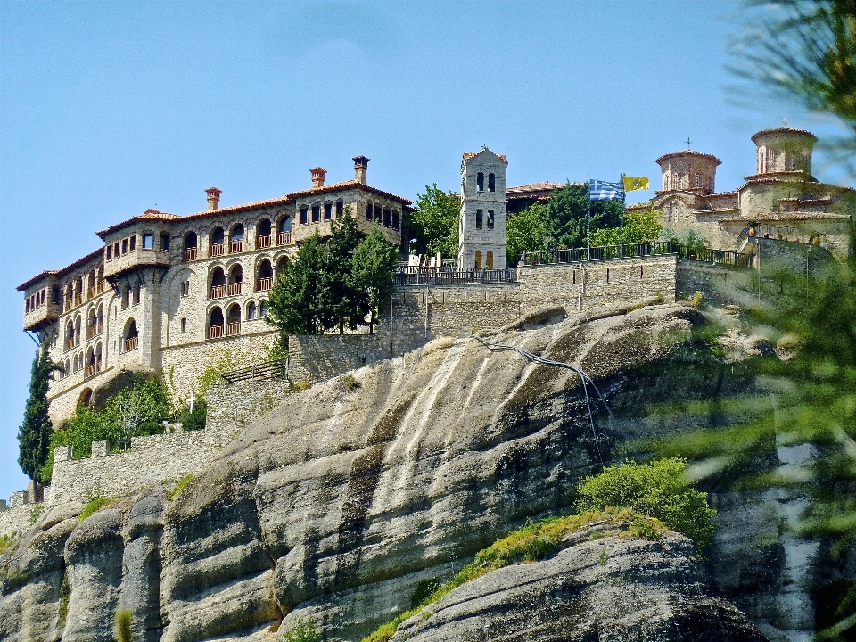 Rock montagne ville bâtiment