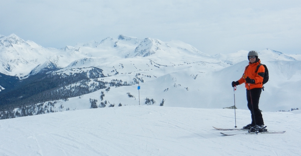 Mann berg schnee winter