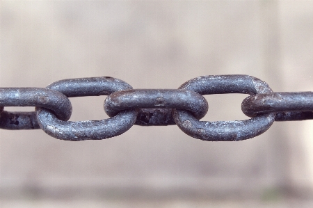 Fence chain old metal Photo