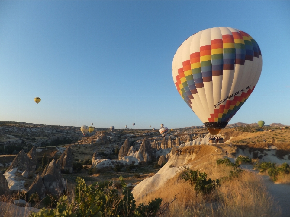 Manzara doğa gökyüzü balon