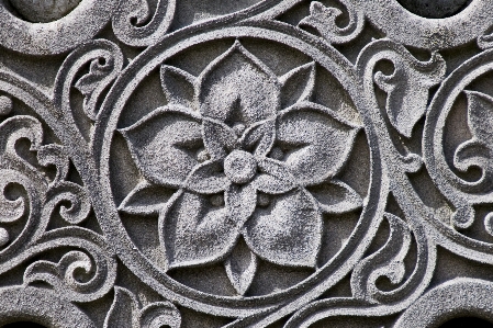 Foto Textura flor monumento padrão