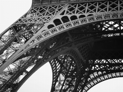 Foto Preto e branco
 arquitetura estrutura torre eiffel