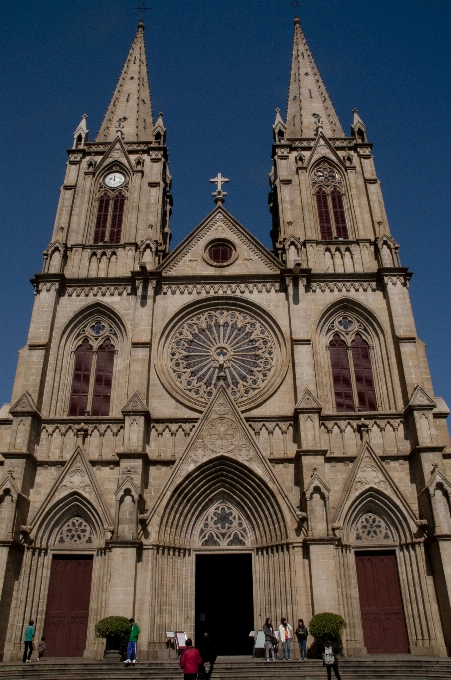 Building facade church cathedral