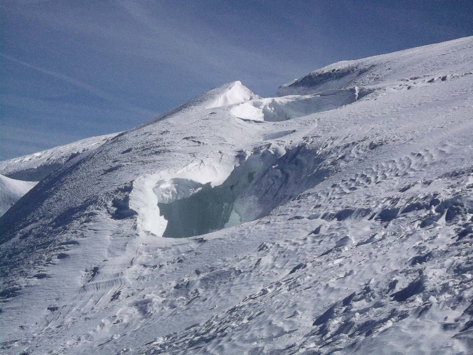 Montagne neige froid hiver