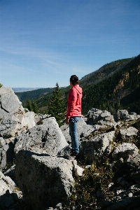 Sea rock wilderness walking Photo