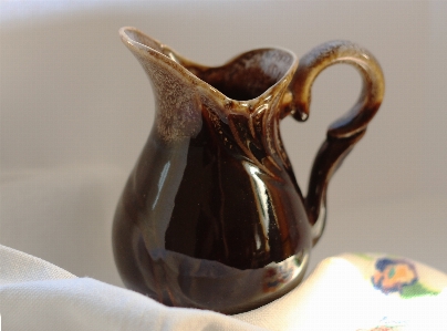 Glass teapot cup vase Photo