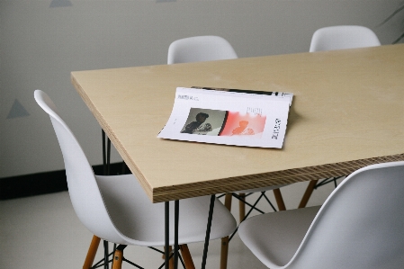 Desk table book wood Photo