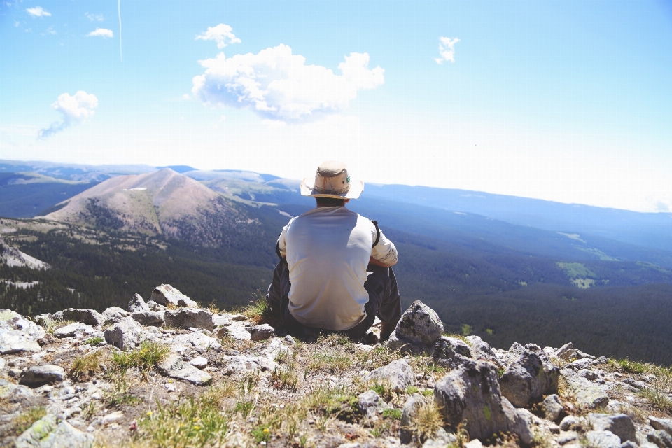 Homme paysage nature région sauvage
