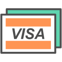 Visa card Icon