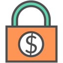 Dollar padlock Icon