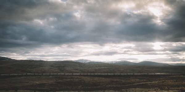 Landscape horizon mountain cloud Photo