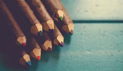 Hand pencil creative wood Photo