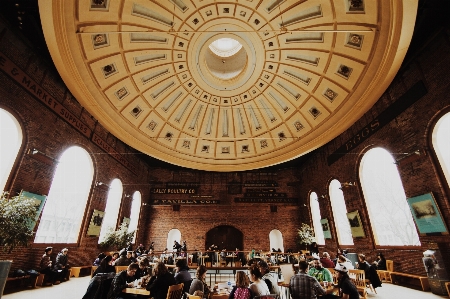 Architecture interior ceiling hall Photo