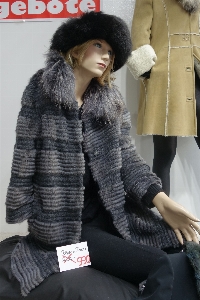 Leather female fur shop Photo